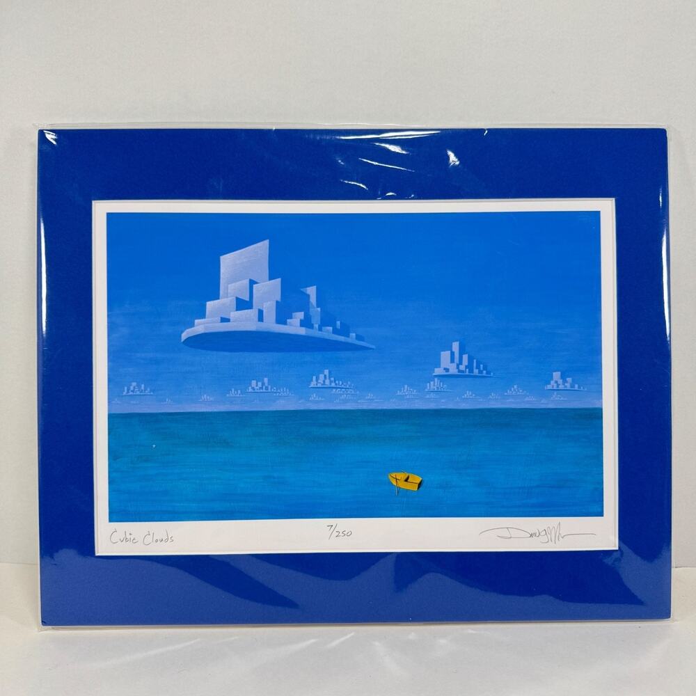 Drew Jason Mounce Cubic Clouds Limited Edition Giclée Print #7/250 w/ COA